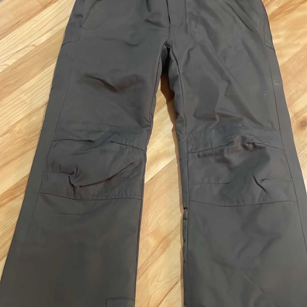 Kids' Durable Black Cargo Pants